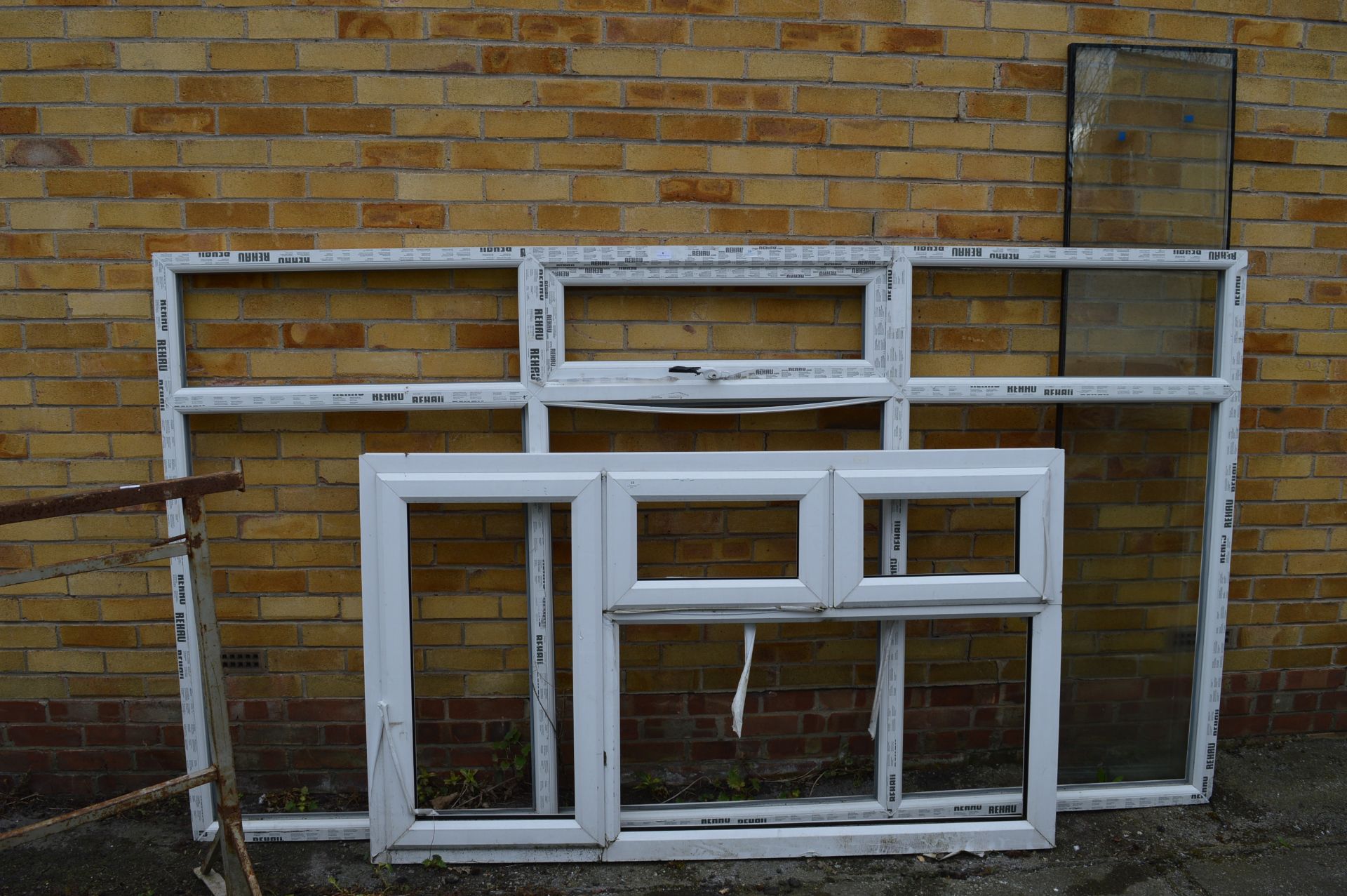 Two UPVC Window Frames