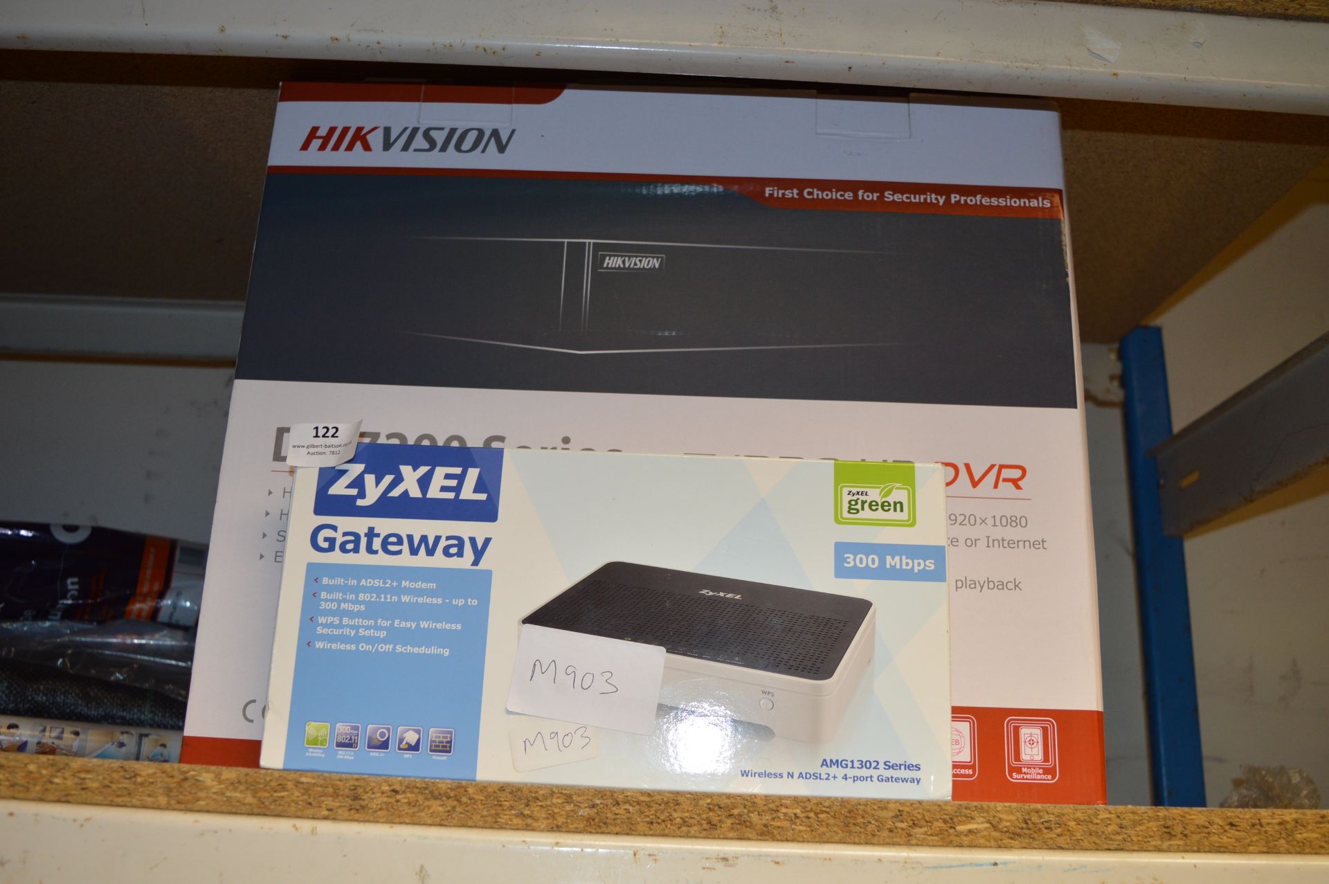 Zyxel Gateway and HikVision DS 7200 Turbo DVR