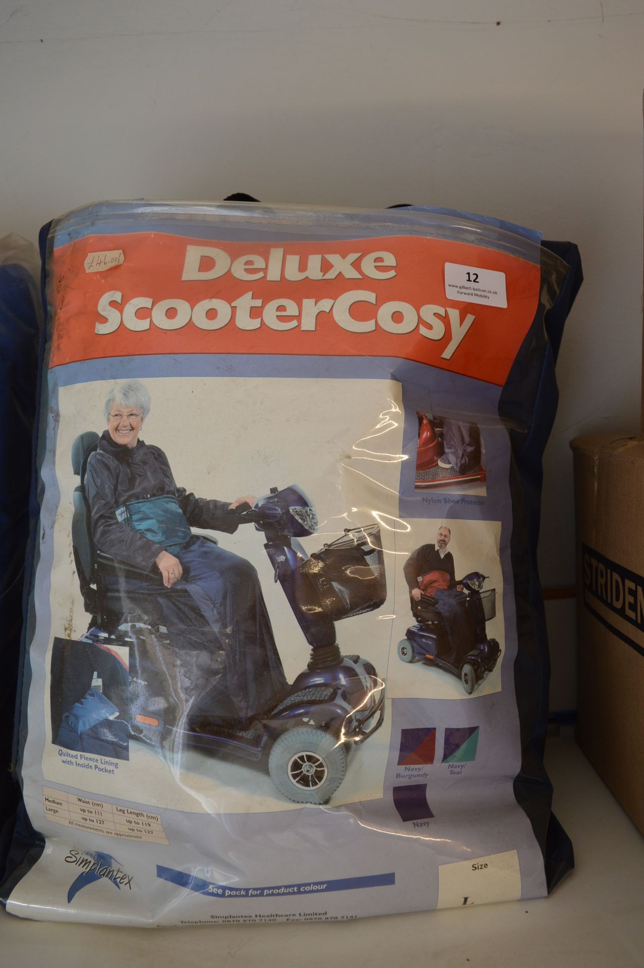*Deluxe Scooter Cosy (Blue) Size: Large