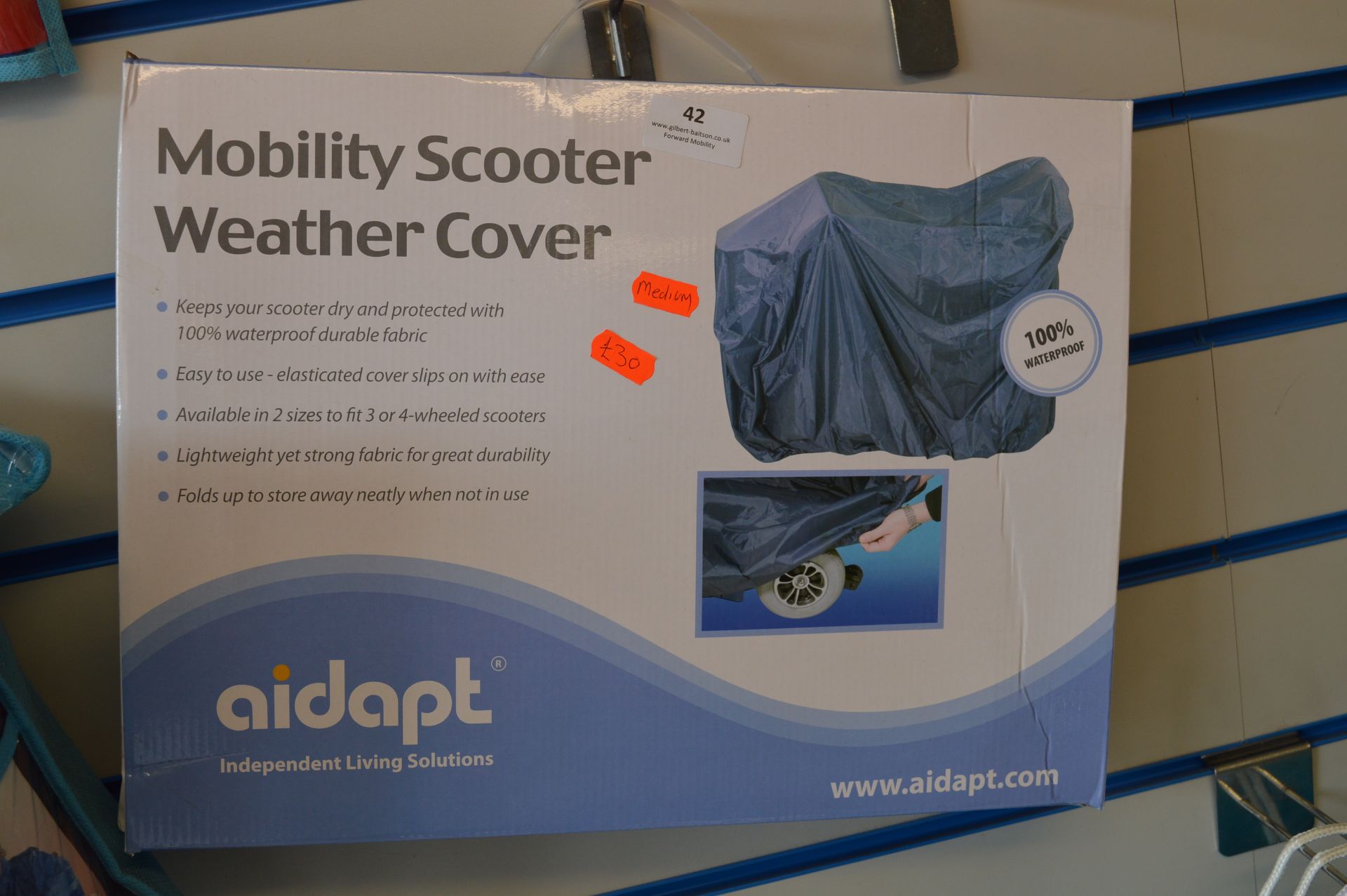 *Mobility Scooter Weather Cover Size: Medium