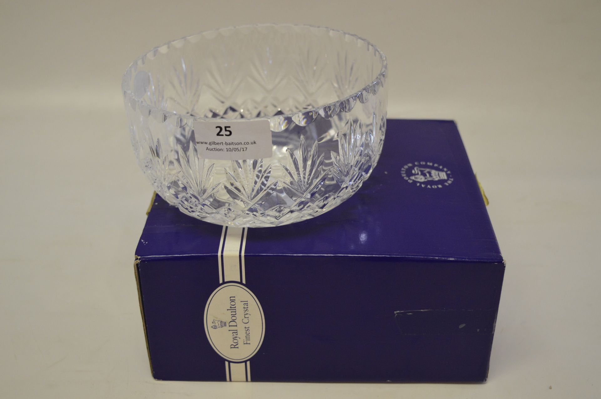 Small Royal Doulton Crystal Bowl