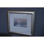 Framed Print "Winter Snow Scene"