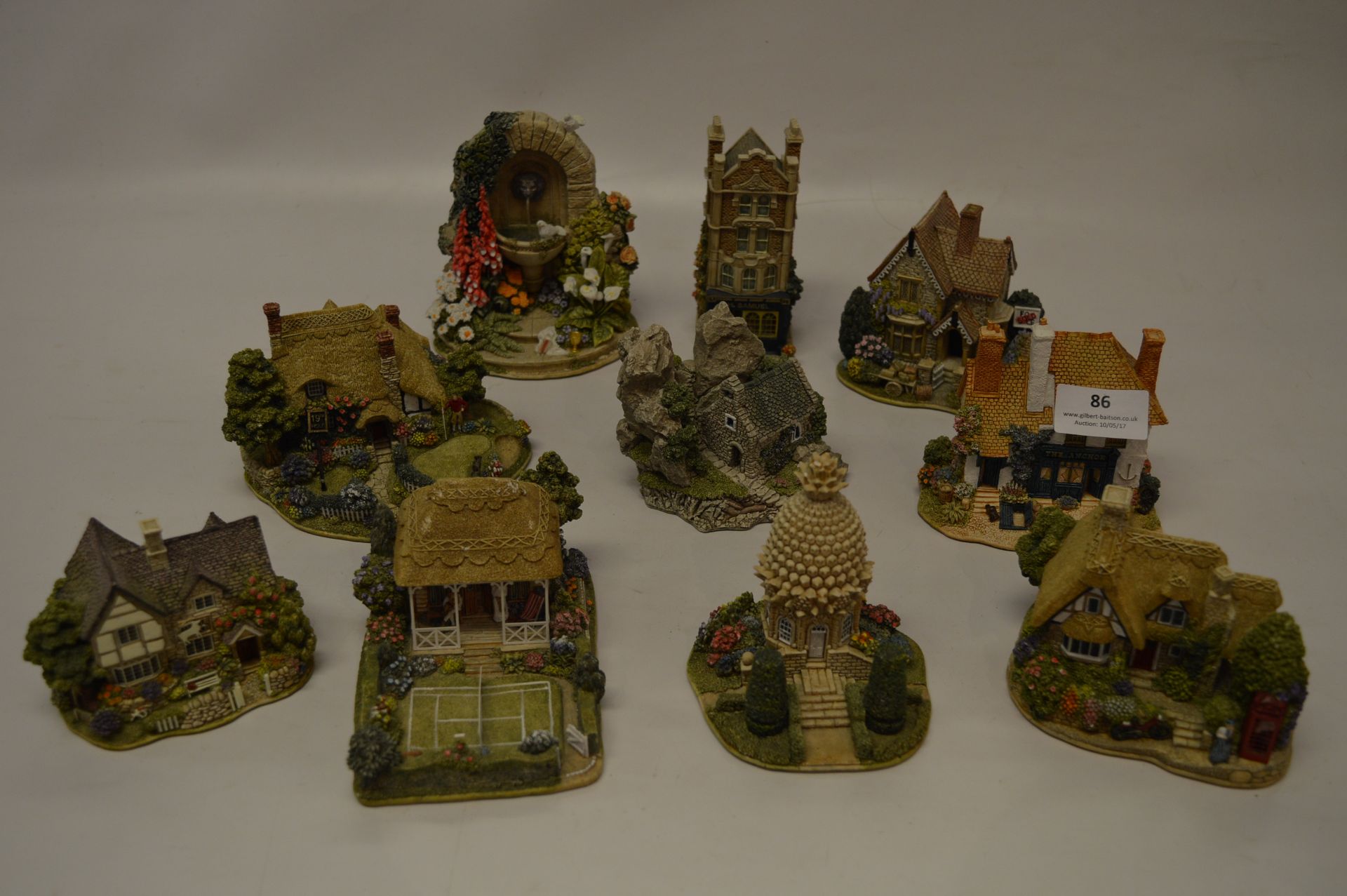 Ten Lilliput Lane Cottages, etc.