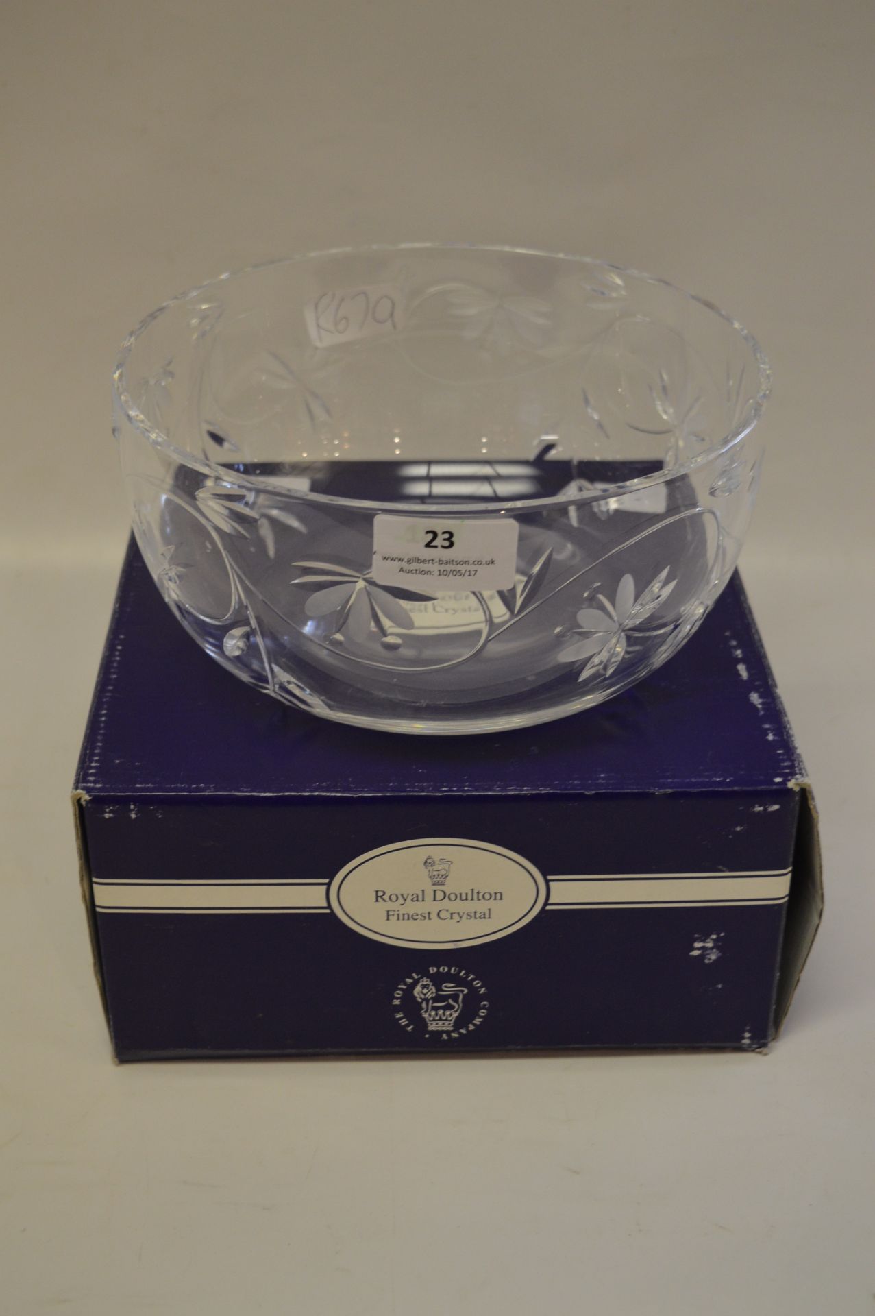 Royal Doulton Crystal Fruit Bowls