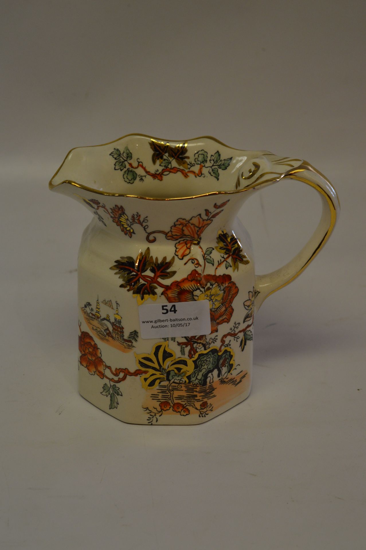 Masons Golden Azalea Jug