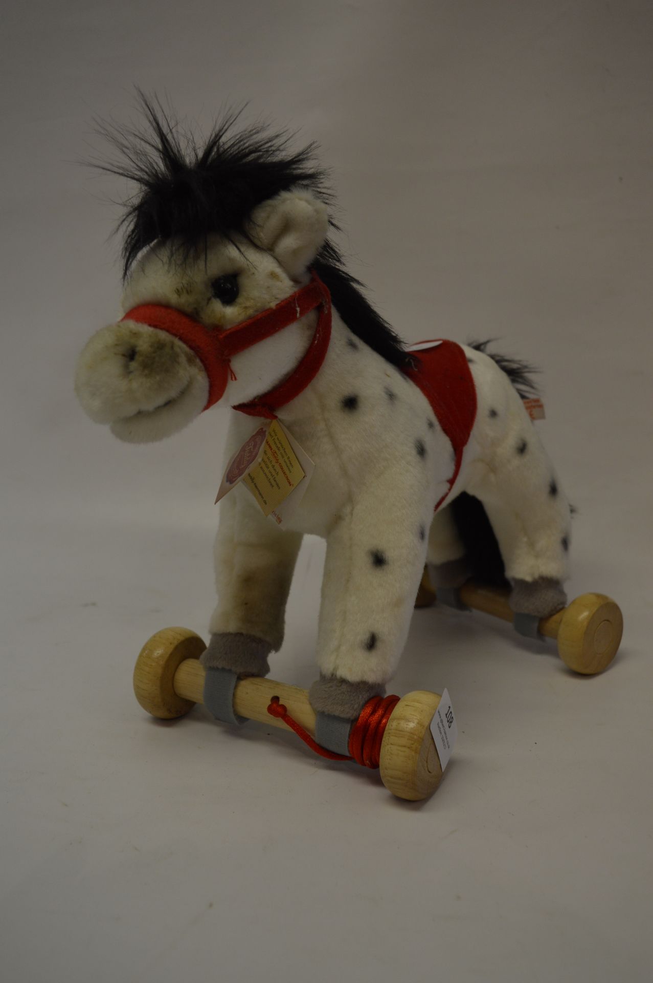 Teddy Hermann German Pull Along Toy Pony