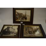 Set of Three Framed Sutcliffe Photo Prints "Whitby"