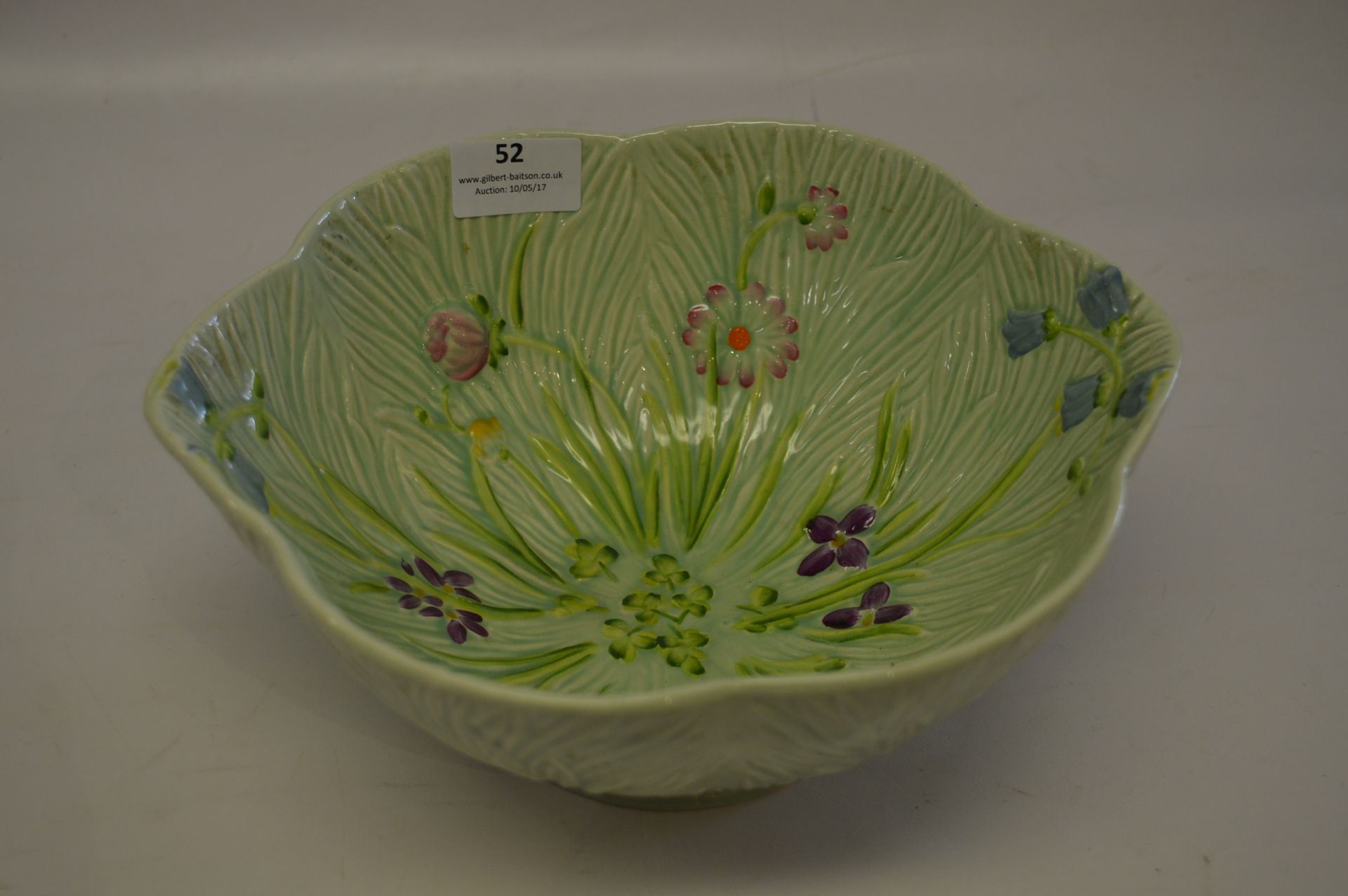 Beswick Fruit Bowl with Floral Decorations