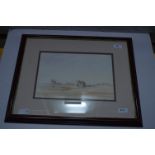 David Howell Print "Arabian Beach Scene"