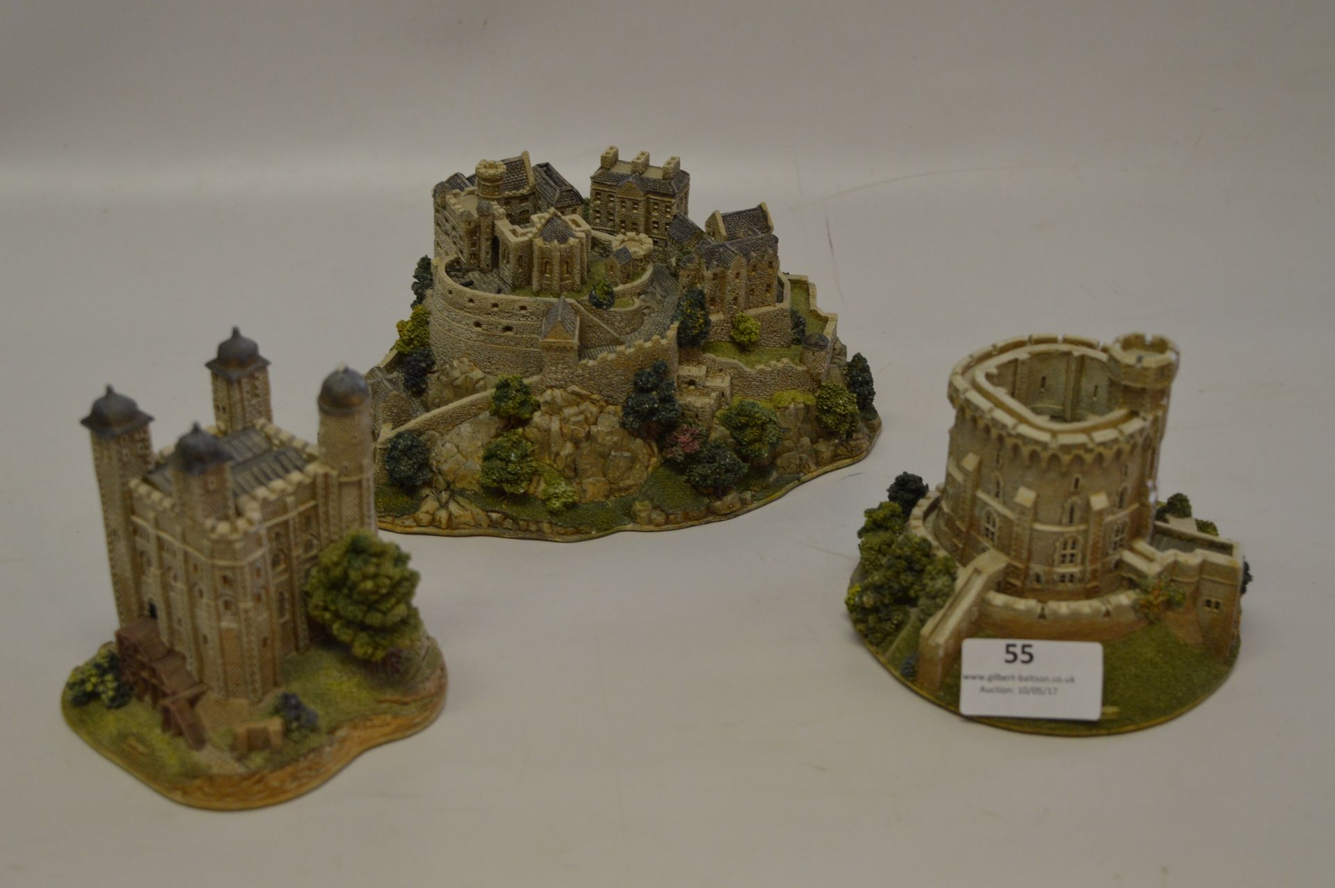 Lilliput Lane Tower of London, Windsor Castle and Edinburgh Castle