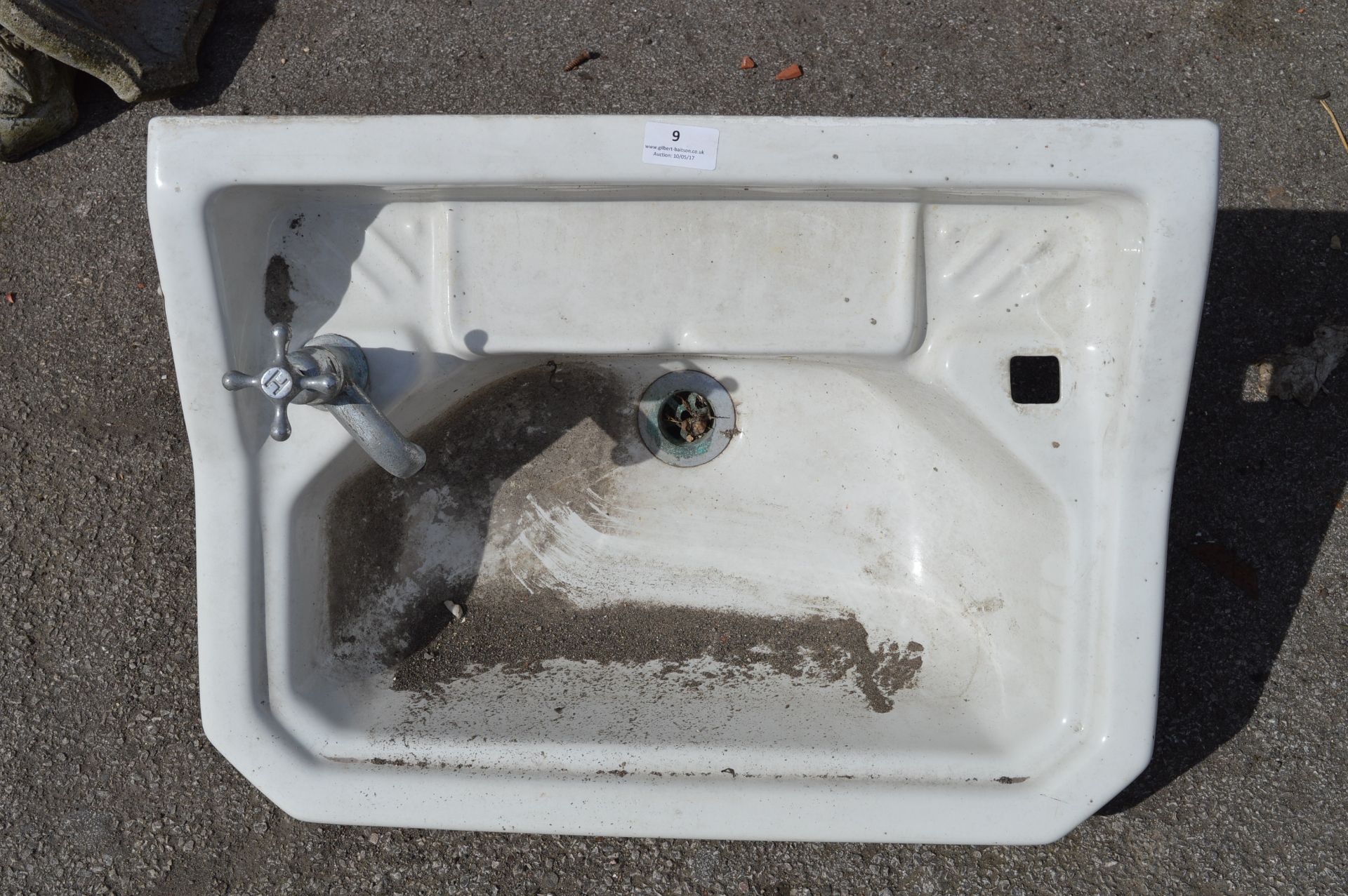 1930's Square Cornered Sink