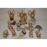 Collection of Pendelfin Rabbits