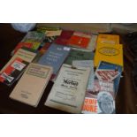 Collection of Motorcycle Books; Triumph, AGS, Hepolite, Velocette, Triumph Norton Manuals, etc.