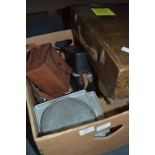 Box of Vintage Projector and Camera Equipment, Cutters, Film Editor, etc.