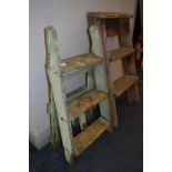 Two Pairs of Small Pine Steps