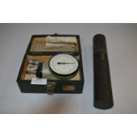 Tachometer and a Glass Thermometer