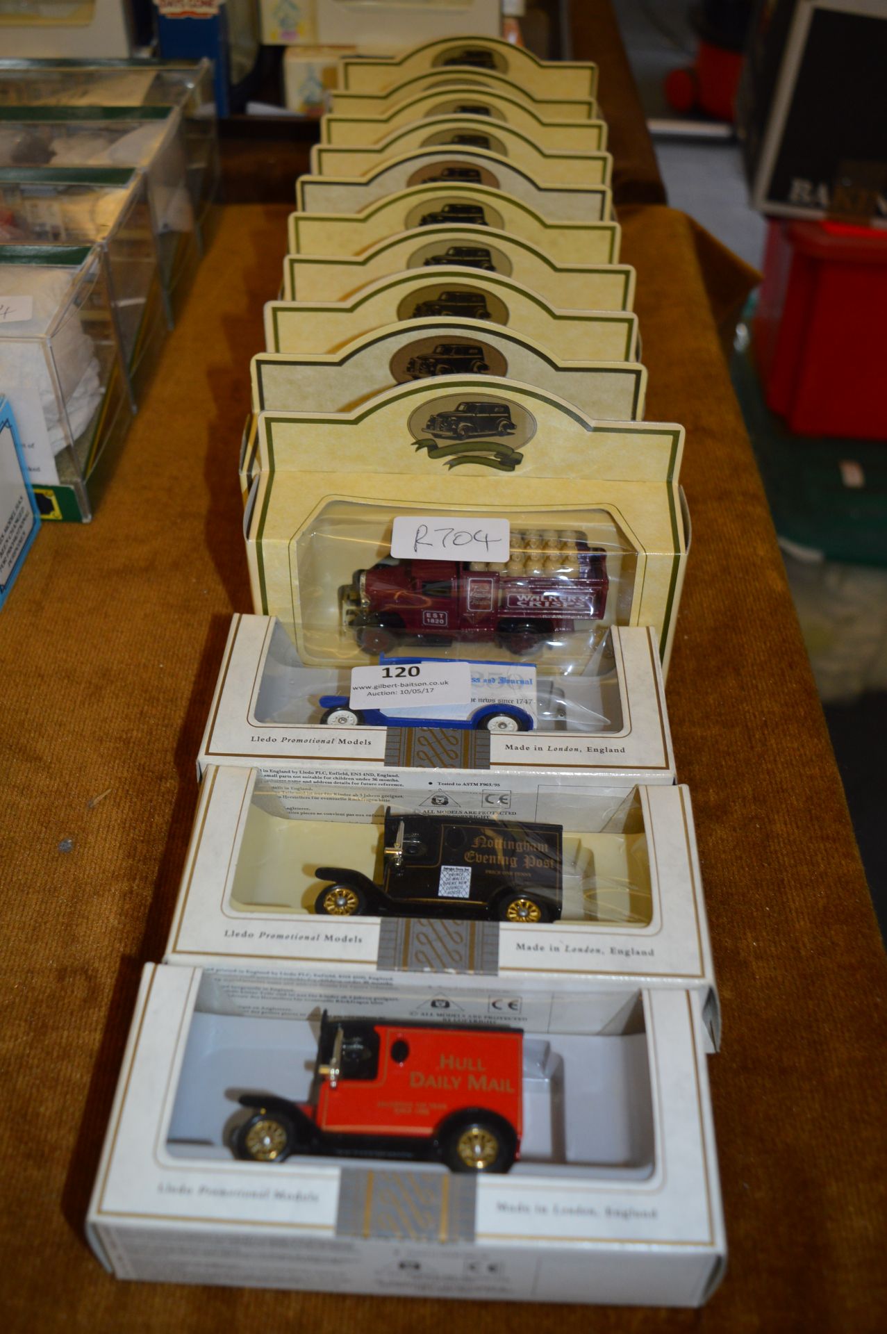 Thirteen Boxed Lledo Diecast Commercial Vehicles