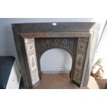 Cast Iron Tiled Fire Insert