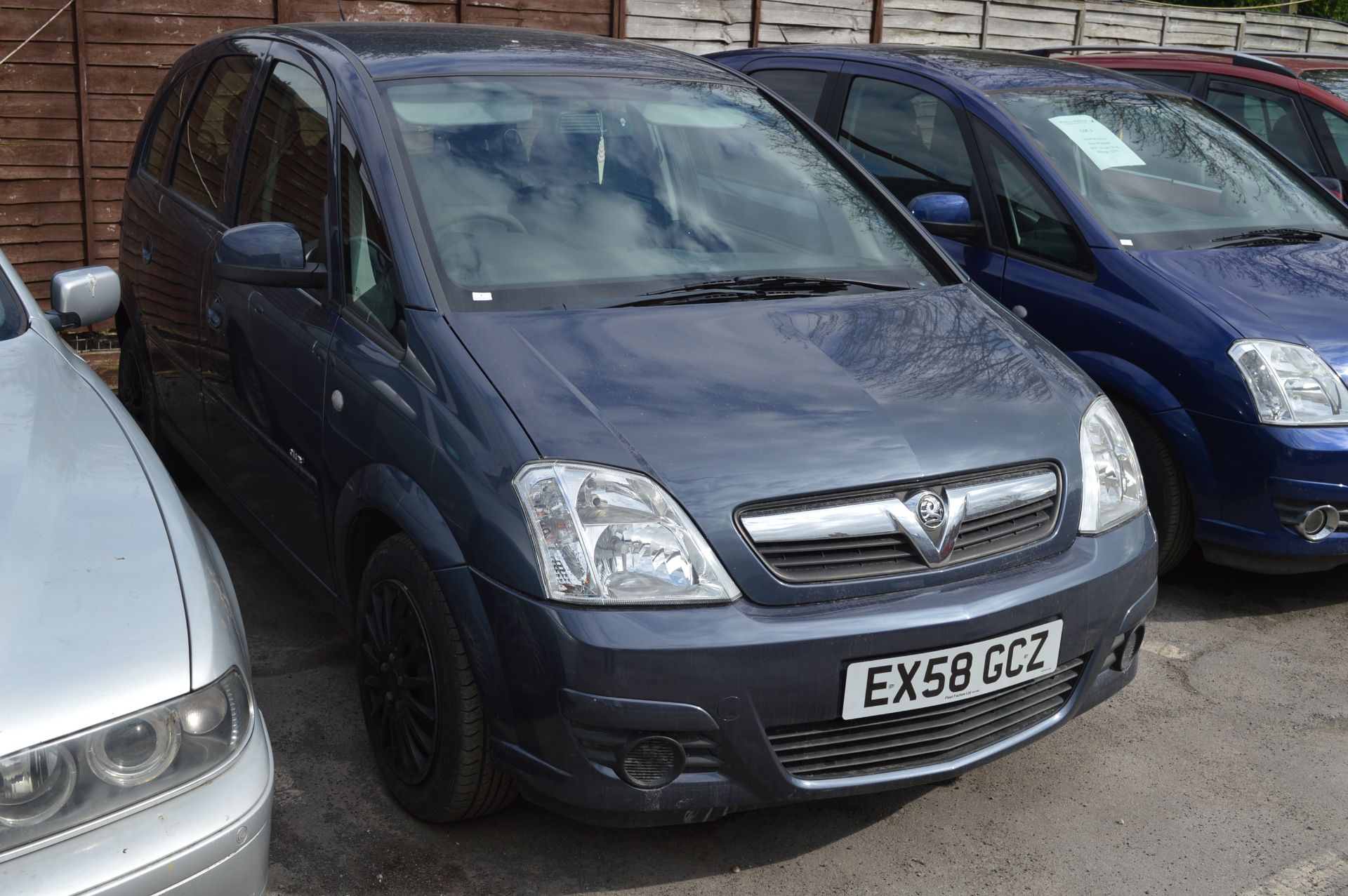 Vauxhall Meriva CDTI Reg: EX58 JCZ MOT: March 2018 Milage: 91421 - Buyers Premium 10% + Internet