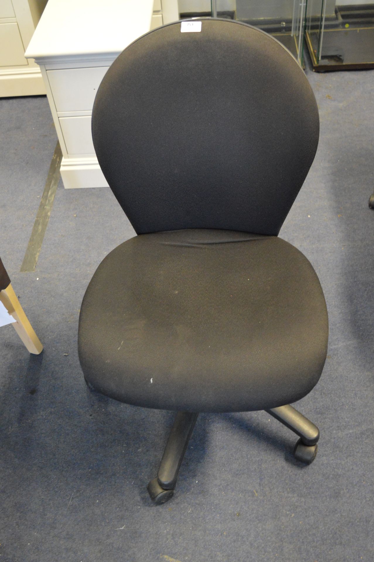 Black Swivel & Adjustable Office Chair