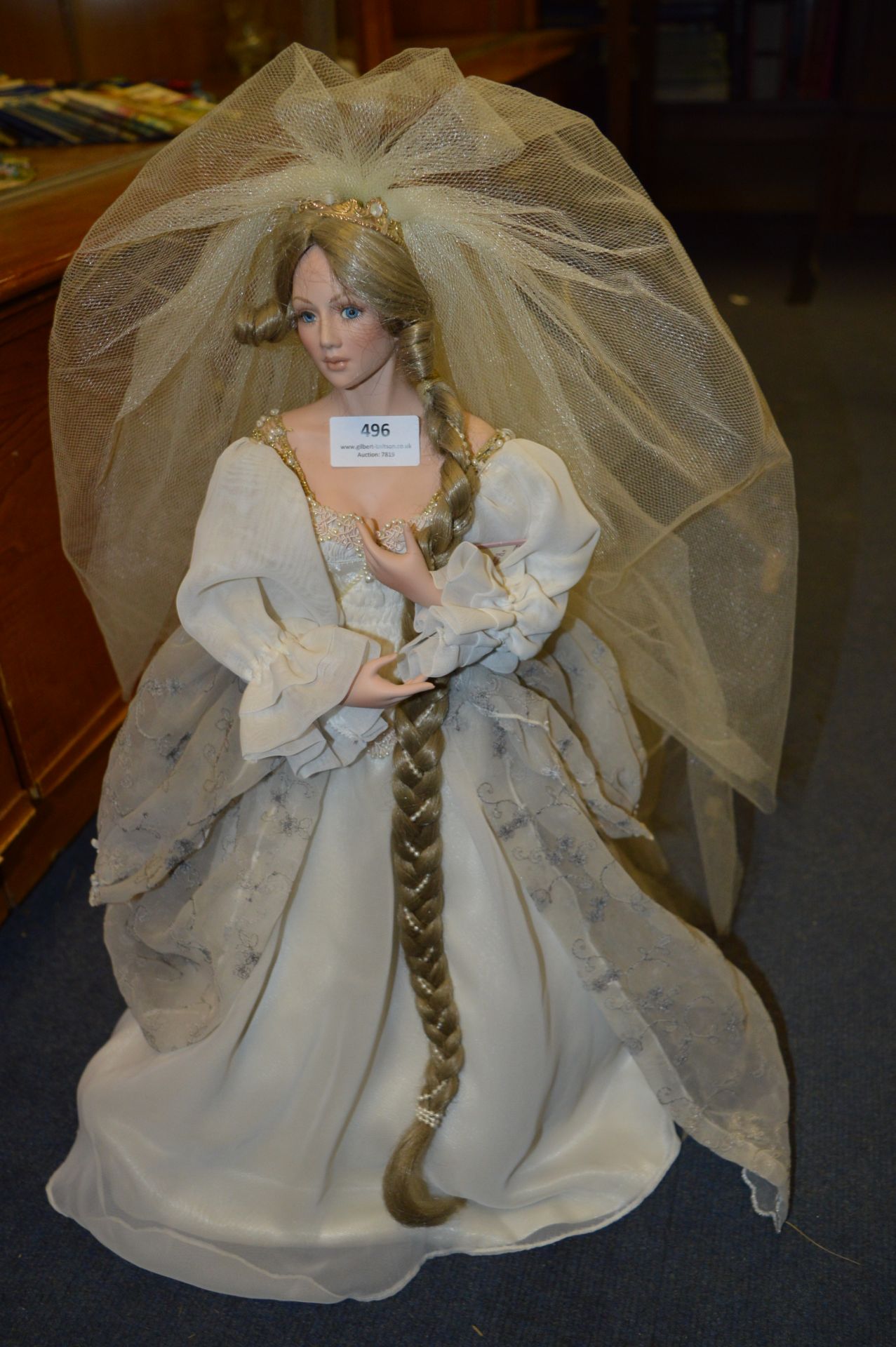 Ashton Drake Porcelain Doll "Rapunzel Bride"