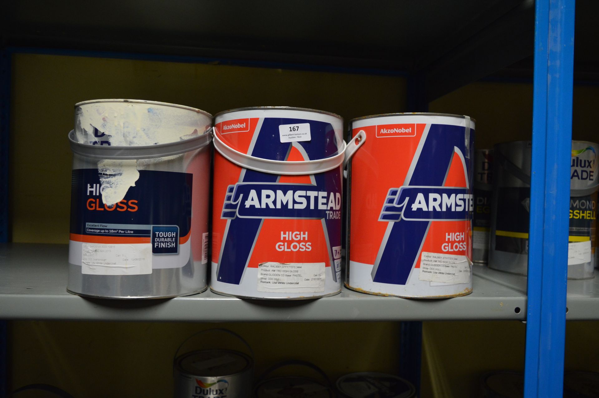 9x5L of Armstead High Gloss Paints