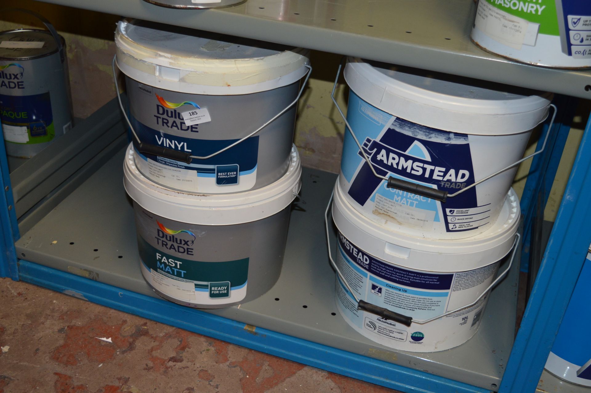 4x10L of Dulux and Armstead Vinyl Matt Emulsion