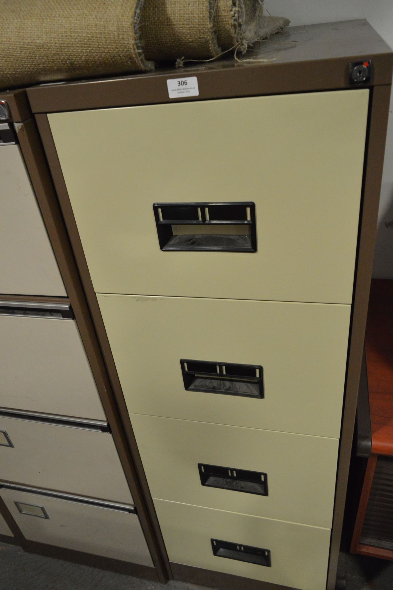 Metal Four Drawer Filing Cabinet