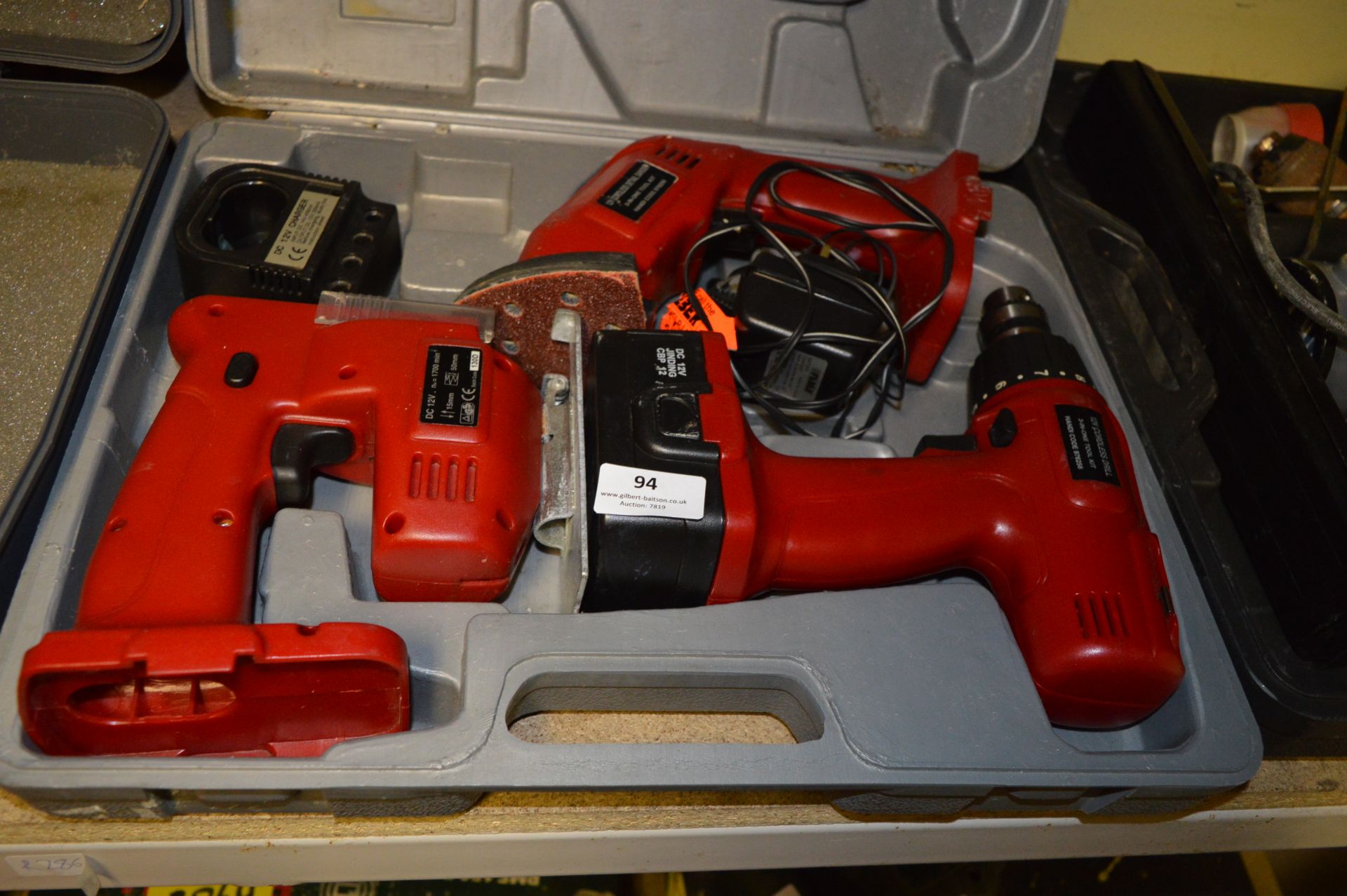 12V Cordless Tool Set