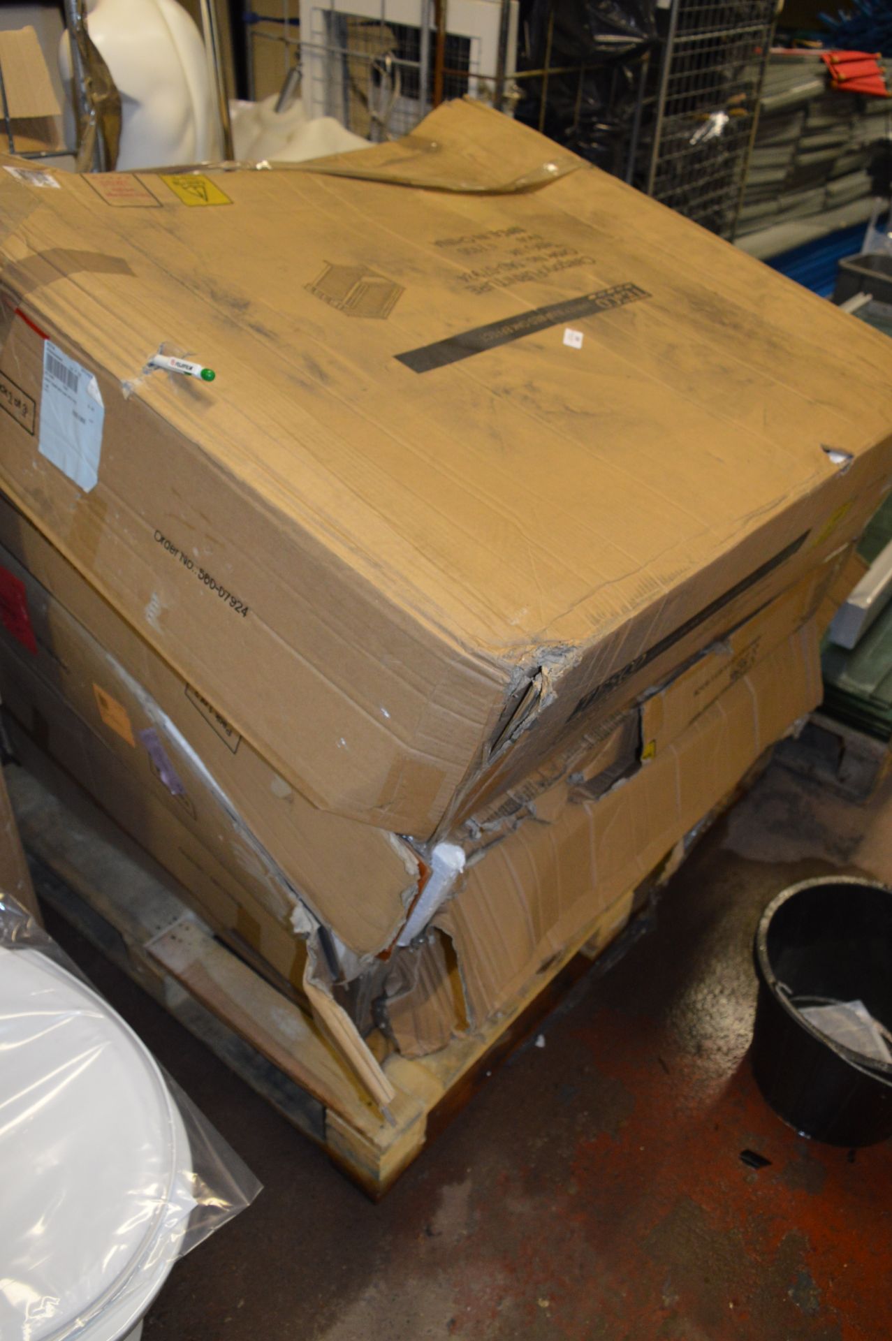 *Pallet Containing Tesco Furniture Bunkbed Components
