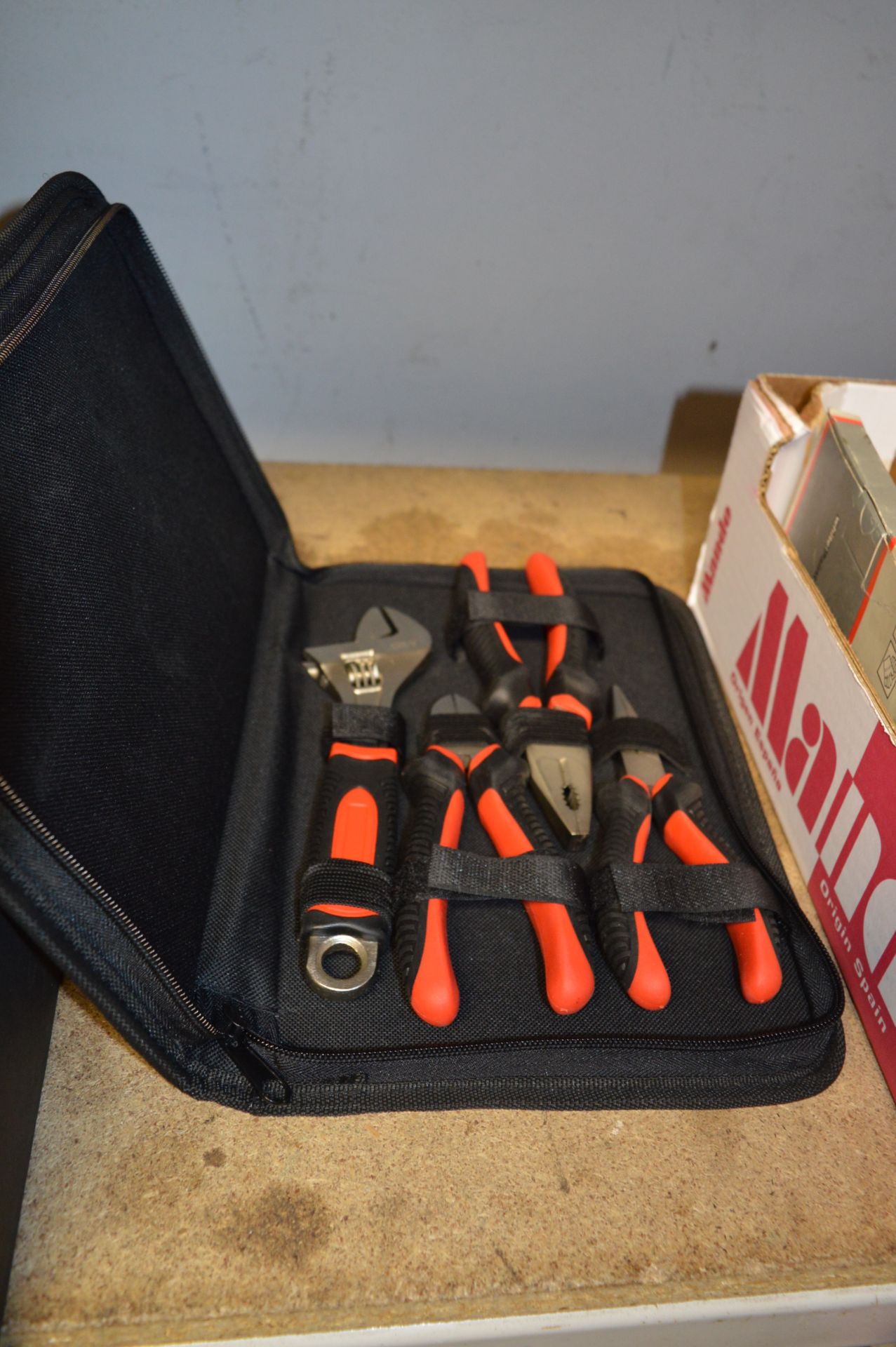 Four Piece Plier & Spanner Set