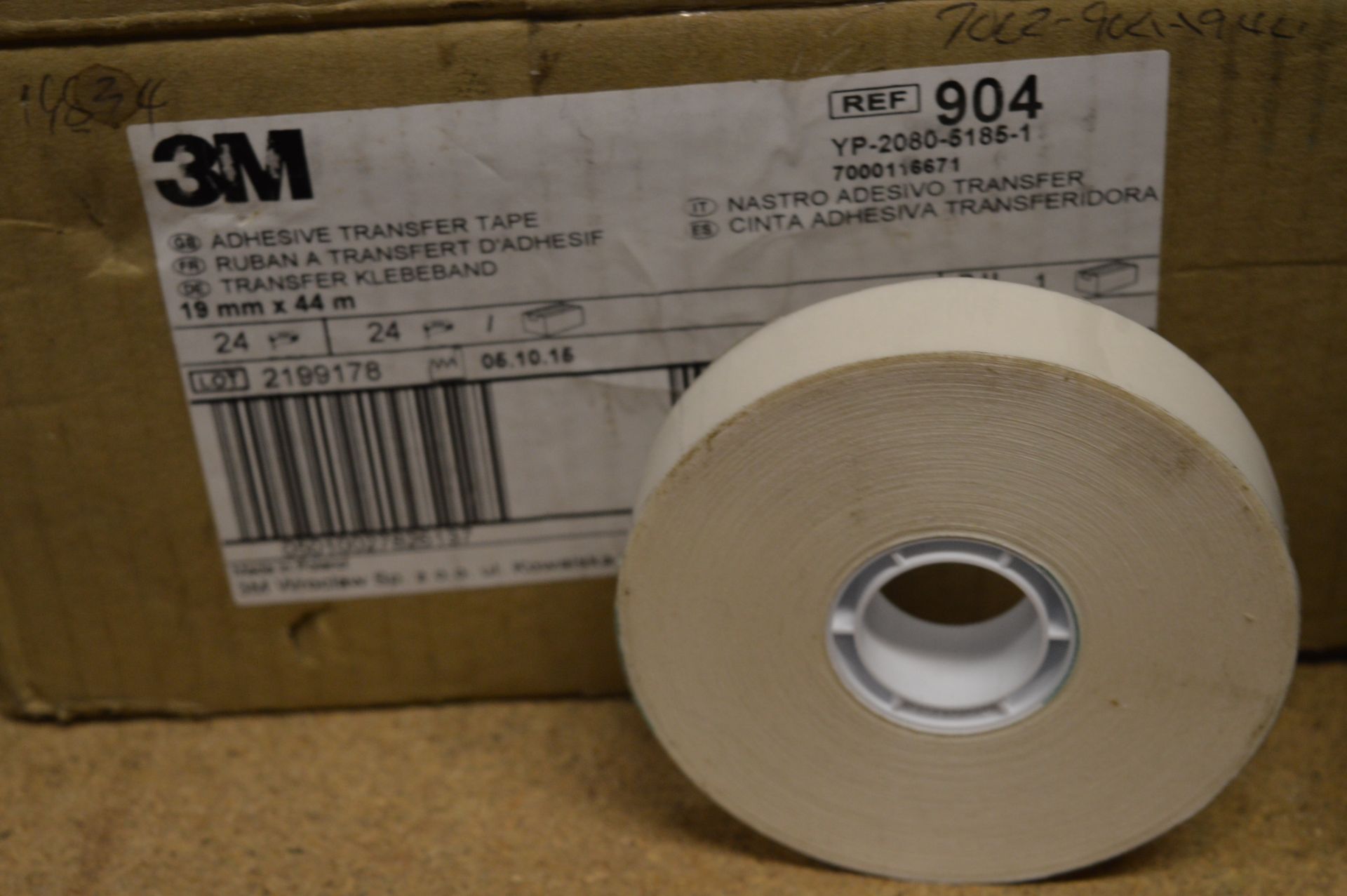 Box Containing 3M Adhesive Transfer Tape