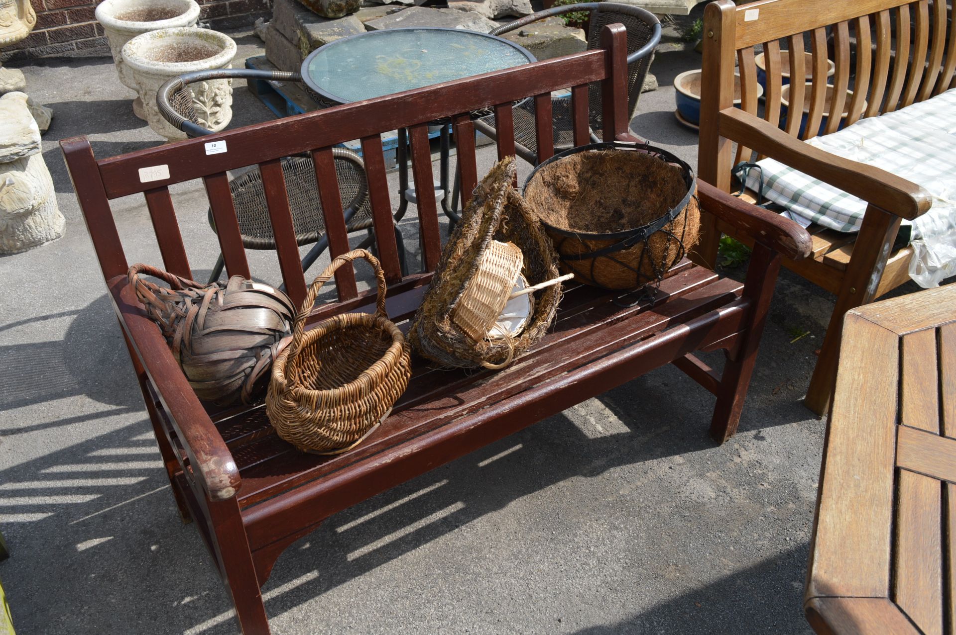 Wooden Garden Bench Seat