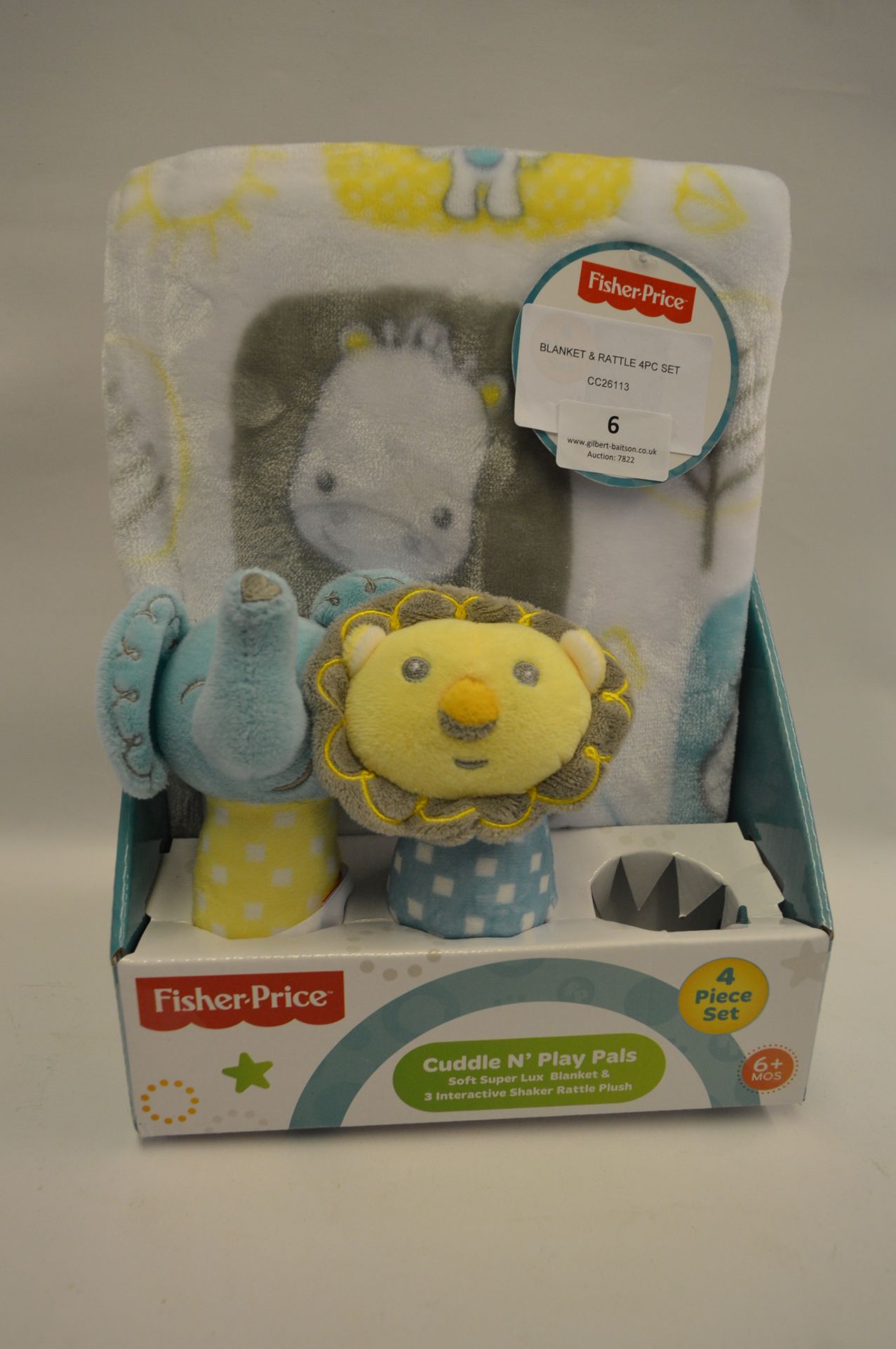 *BLANKET & RATTLE 3PC SET