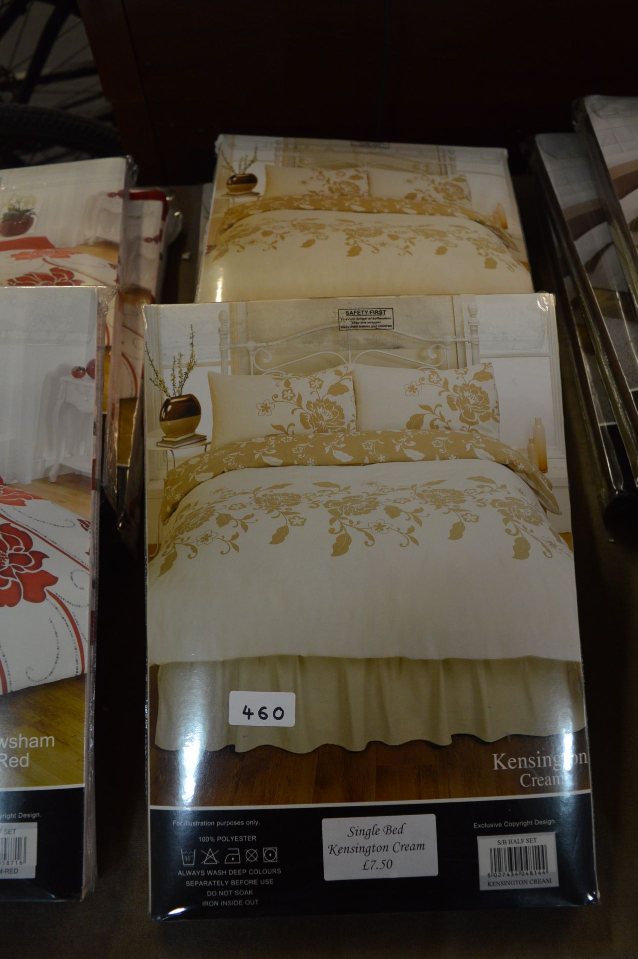 *Four Single Bed Sets (Kensington Cream)