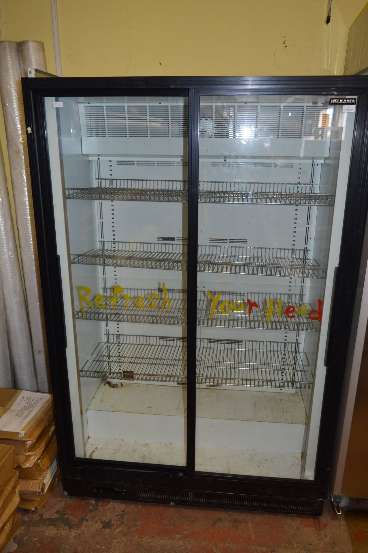 Helkama Refrigerated Cabinet Enclosed by Double Sliding Doors Model:HJK810LIO