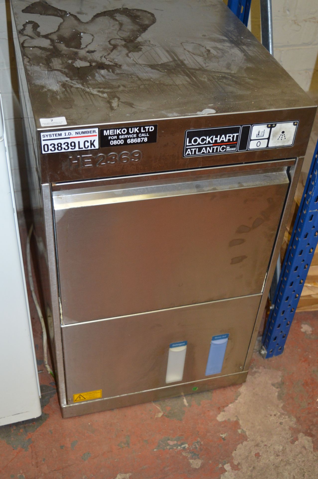 *Lockhart Atlantic Model:HE2369 Cabinet Type Glass Washer