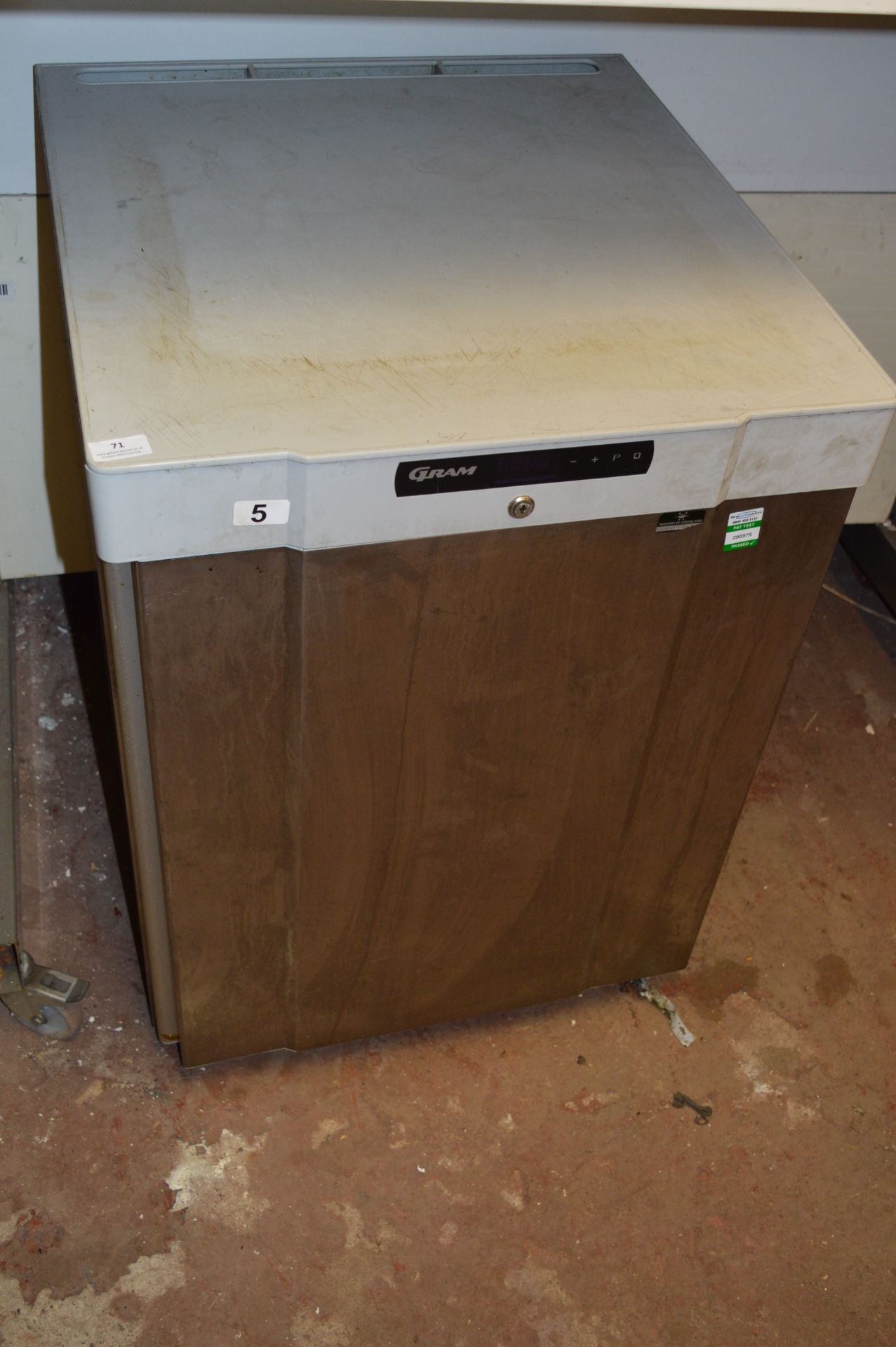 Gram Stainless Steel Undercounter Refrigerator