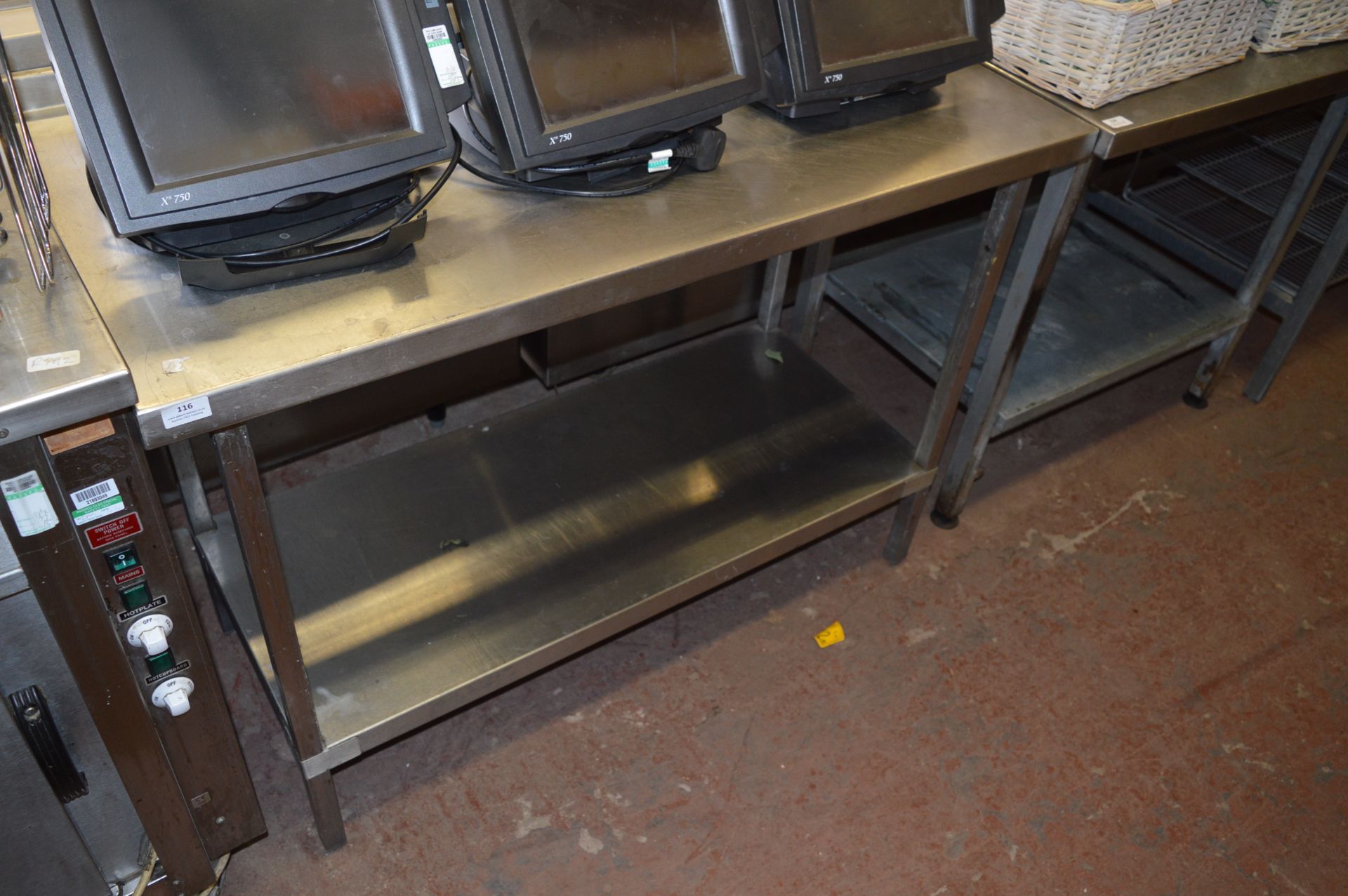 *Moffat Stainless Steel Preparation Table with Undershelf