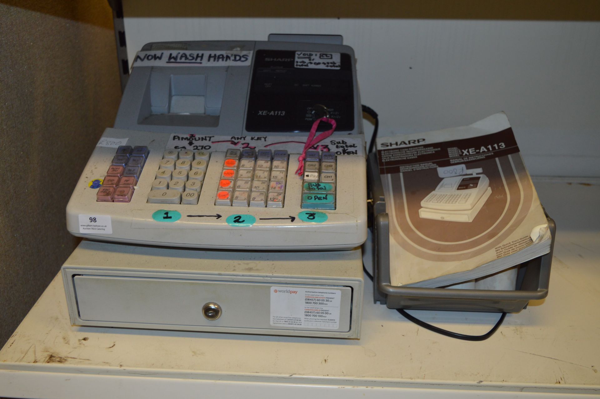 Sharp XE-A113 Cash Register