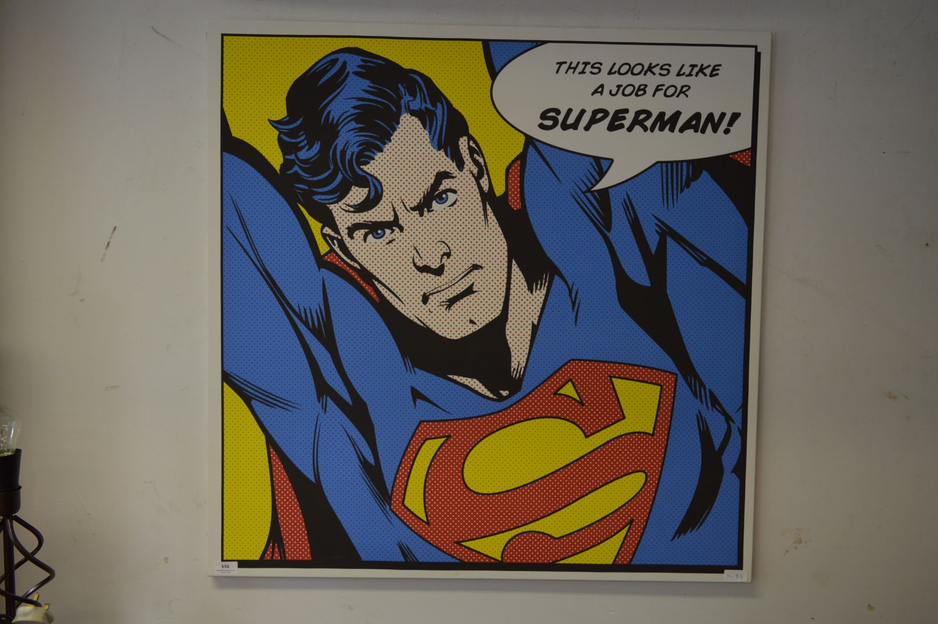 Large Framed Print "Superman"