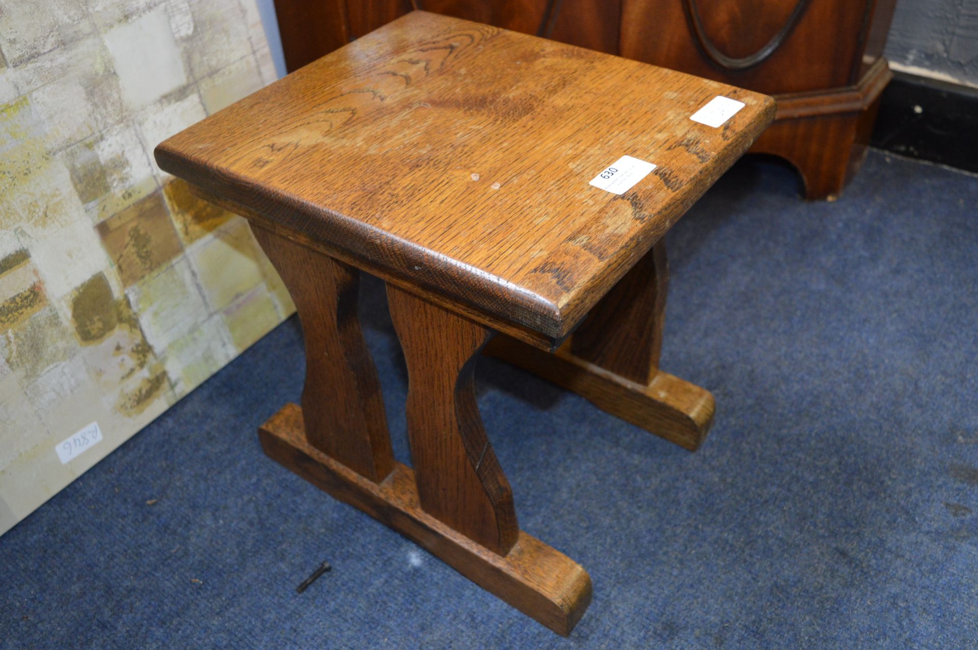 Small Oak Stool