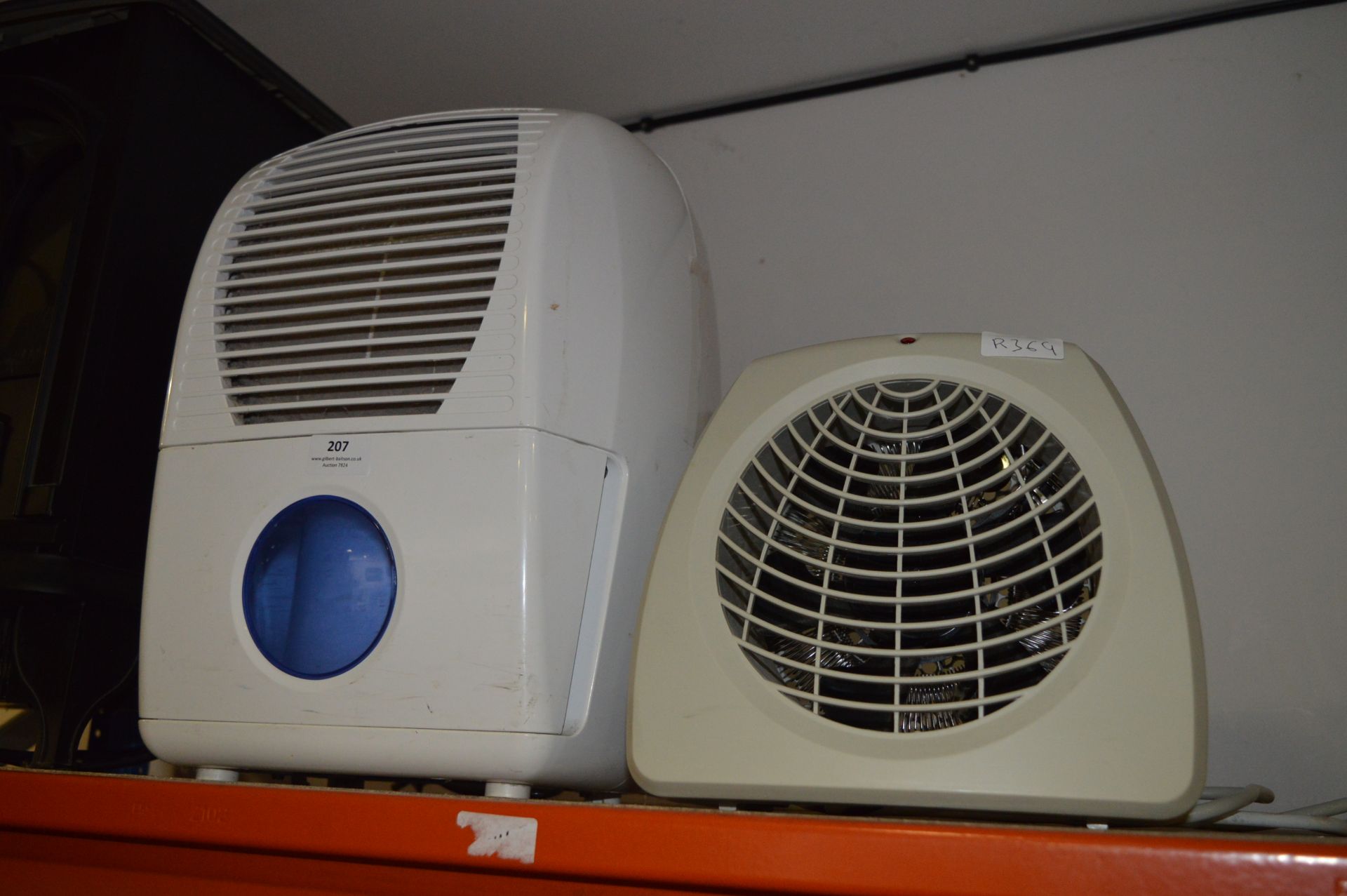 Dimplex Fan and a Dehumidifier