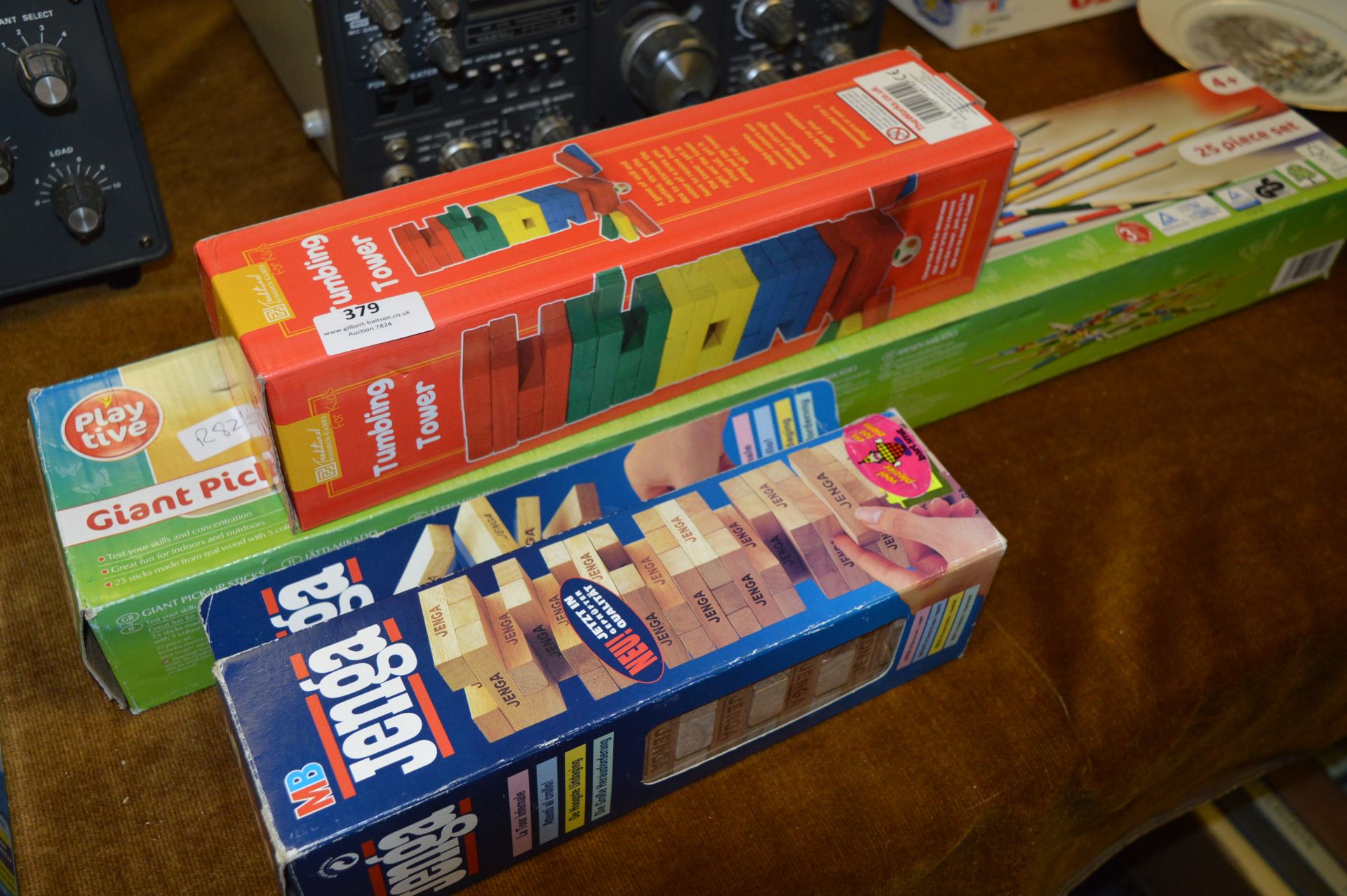 Jenga Tumbling Tower and Giant Pickup Sticks