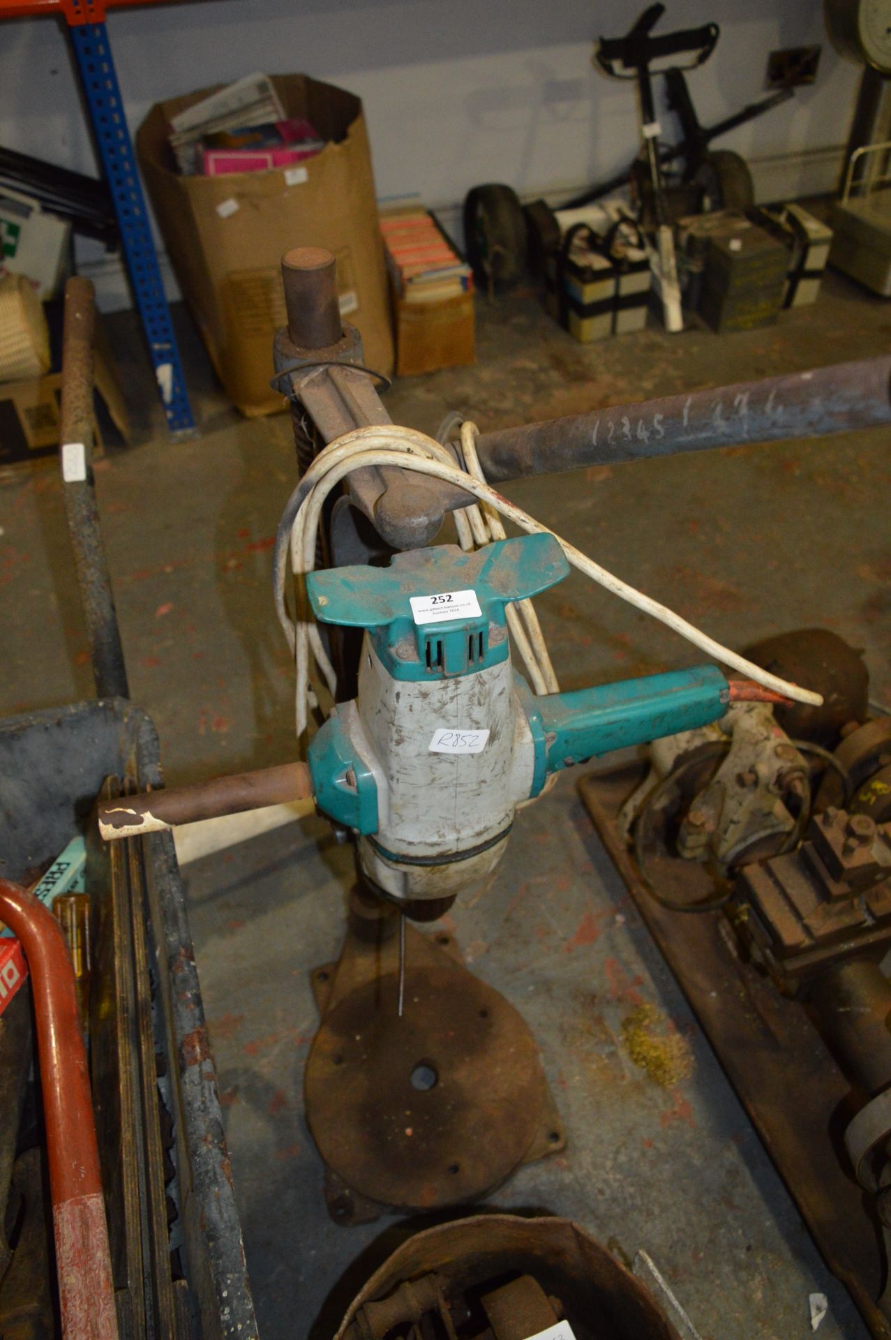 Heavy Duty Drill on Stand 110V
