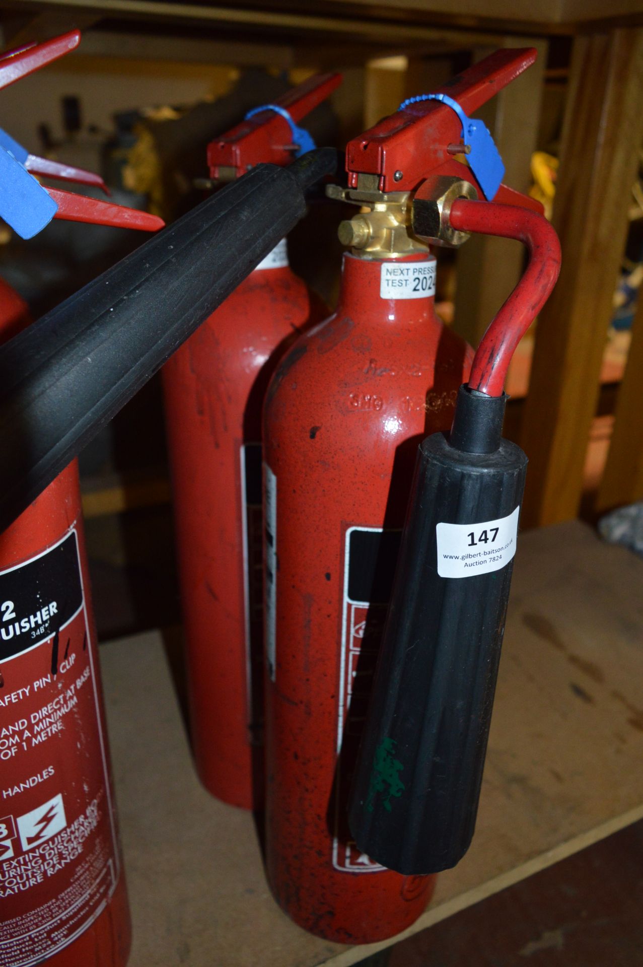 Two CO2 Fire Extinguishers