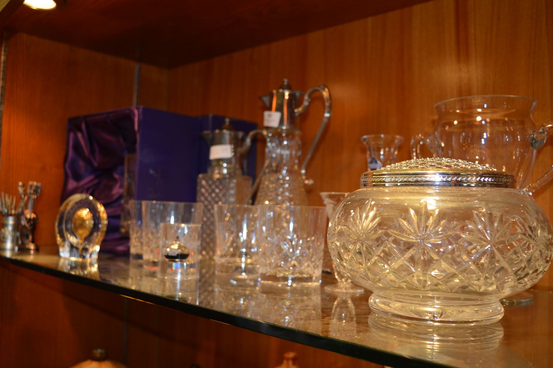 Crystal Glassware Including Edinburgh Crystal, Decanters, Drinking Ware, Vases, Posy Bowls, etc.