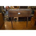 Stained Beech Sewing Box Table