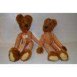 Pair of Cloth Bodied Teddy Bears