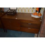 1960/70s Afromosia Furniture African Hardwood Six Drawer Sideboard